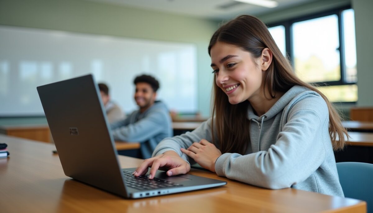Chromebook asus cm1406 : la bonne note des lycéens grâce à chrome os, autonomie et aluminium